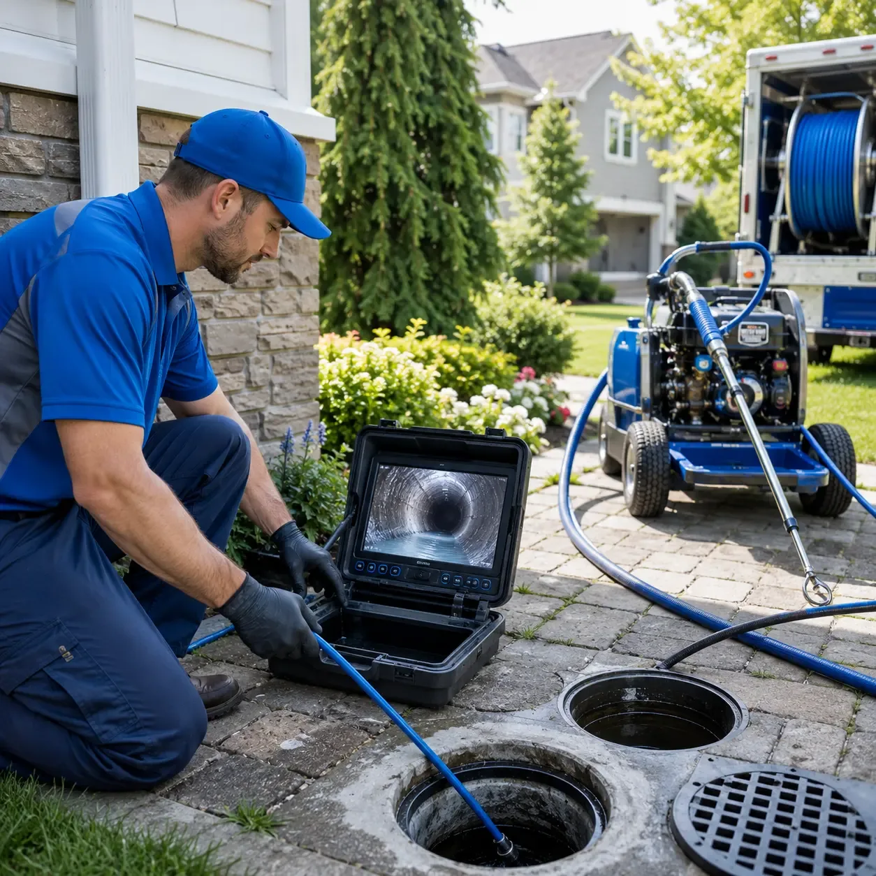 Outdoor drain cleaning professionals serving Iroquois, IL