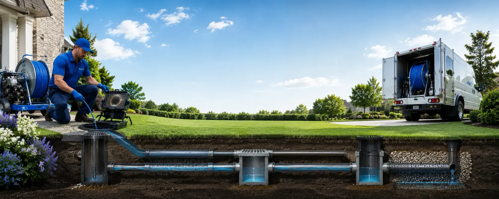 Outdoor drain cleaning information for Iroquois, IL